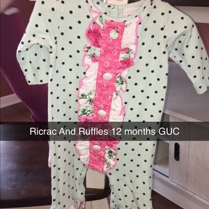 Ricrac And Ruffles Romper